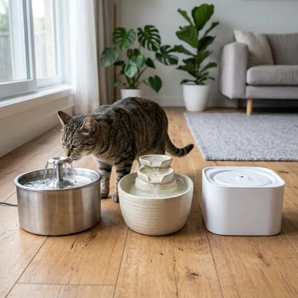 Beste Drinkfontein voor een Kat Kiezen