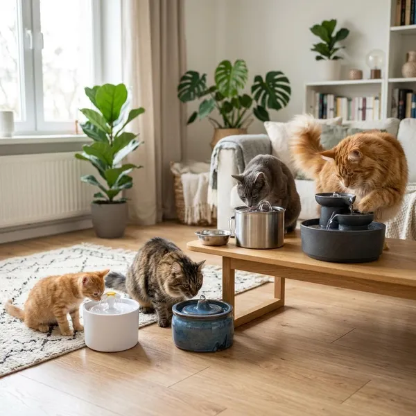 Beste Drinkfontein Kat Vergelijken