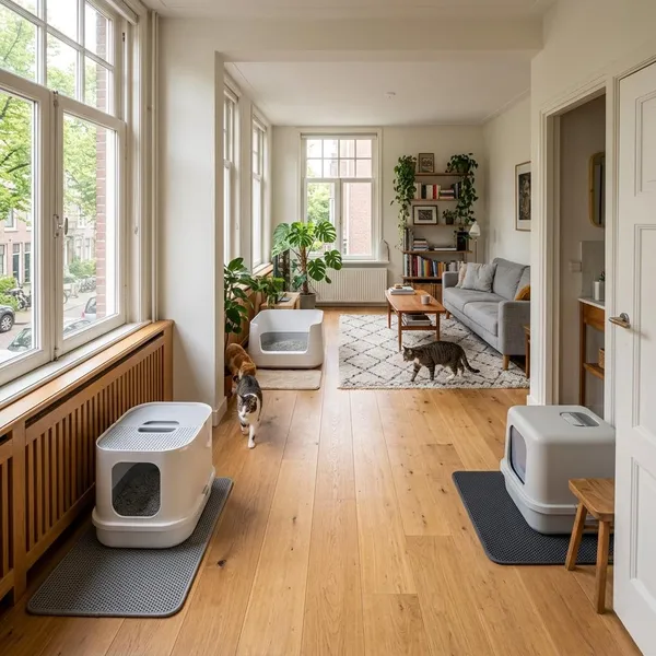 Hoeveel kattenbakken voor 2 katten?